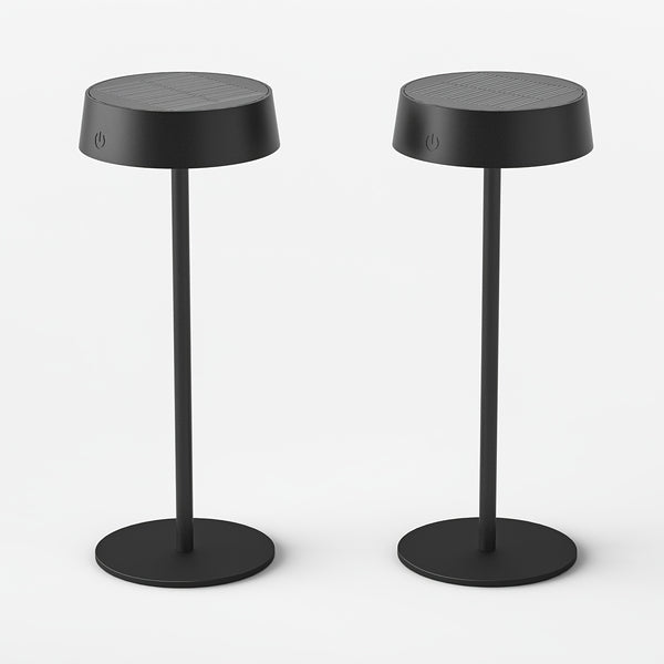 Kabellose Solarlampen 2er-Set 125 lm, dimmbar & Speicherfunktion (IP65)